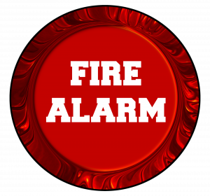 illustrated fire alarm image
